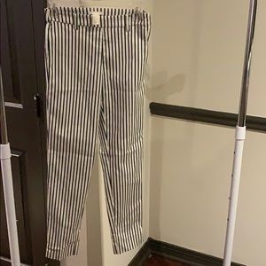 Striped dress pants
